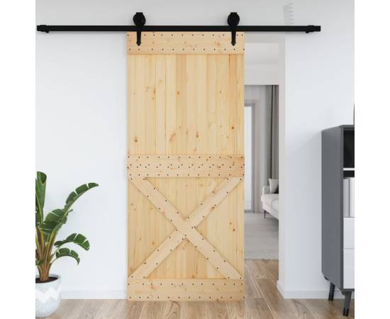 Ușă „narvik”, 100x210 cm, lemn masiv de pin
