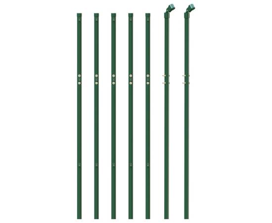 Gard de plasă de sârmă, verde, 0,8x10 m, 3 image