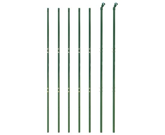Gard de plasă de sârmă, verde, 1,4x10 m, 3 image