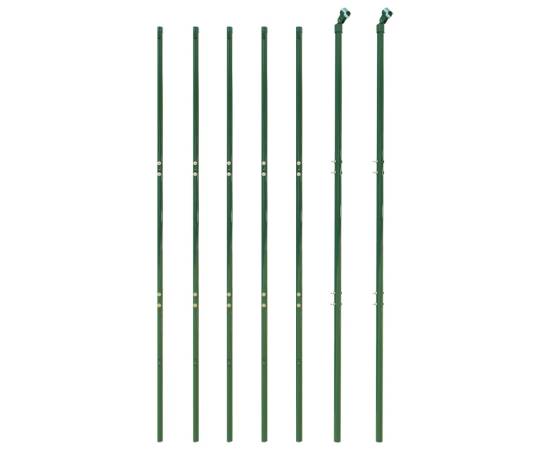 Gard de plasă de sârmă, verde, 1,6x10 m, 3 image