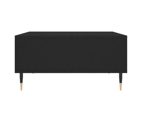 Masă de cafea, negru, 60x60x30 cm, lemn compozit, 5 image