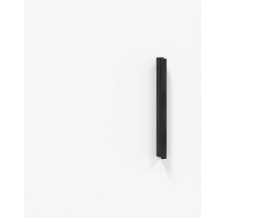 Servantă, alb, 34,5x34x90 cm, lemn compozit, 10 image