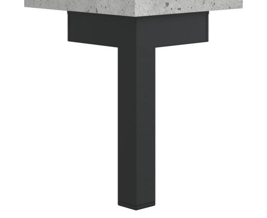 Servantă, gri beton, 100x36x60 cm, lemn compozit, 11 image