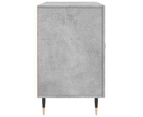 Servantă, gri beton, 100x36x60 cm, lemn compozit, 7 image