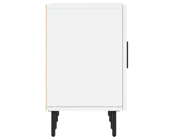 Comodă tv, alb, 150x30x50 cm, lemn compozit, 7 image