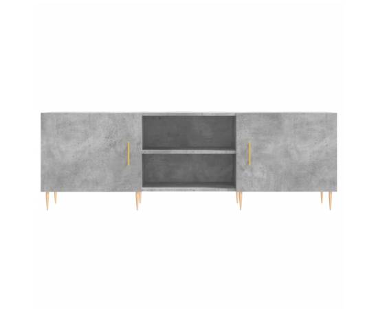 Comodă tv, gri beton, 150x30x50 cm, lemn compozit, 5 image