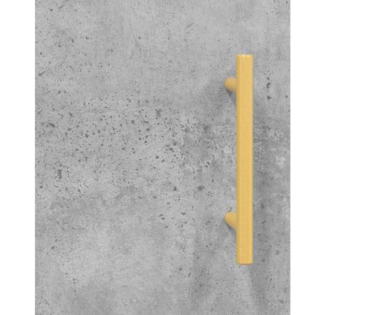 Dulap de perete, gri beton, 60x31x60 cm, lemn compozit, 9 image