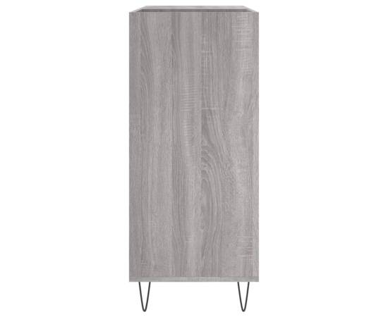 Dulap pentru discuri gri sonoma 84,5x38x89 cm lemn compozit, 5 image