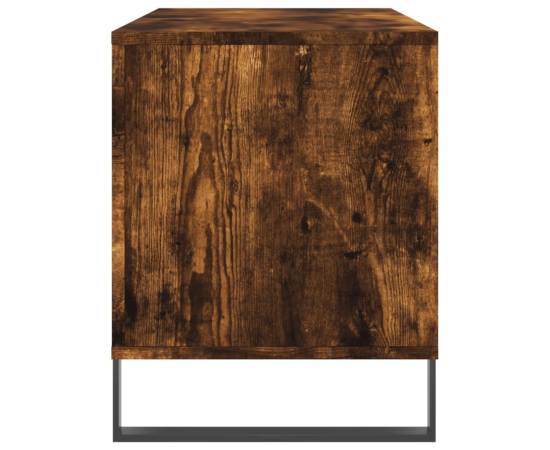 Dulap pentru discuri stejar fumuriu 100x38x48 cm lemn compozit, 5 image