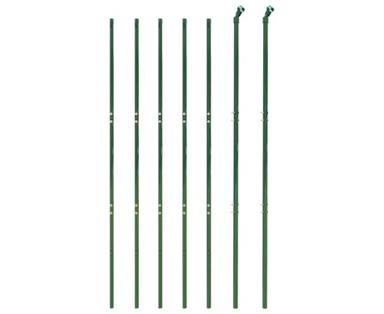 Gard plasă de sârmă, verde, 2,2x10 m, oțel galvanizat, 3 image
