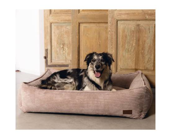 Designed by lotte coș pentru câini cu striații, roz, 65x60x20 cm, 7 image