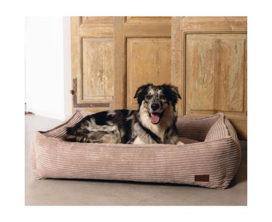 Designed by lotte coș pentru câini cu striații, roz, 80x70x22 cm, 7 image