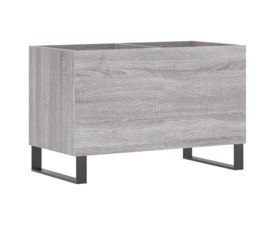 Dulap pentru discuri gri sonoma 74,5x38x48 cm lemn prelucrat, 6 image