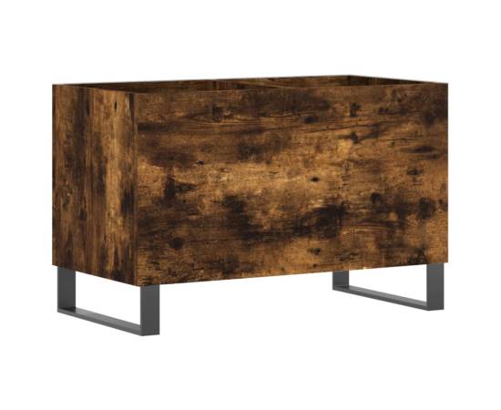 Dulap pentru discuri stejar afumat 74,5x38x48 cm lemn prelucrat, 2 image