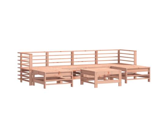 Set mobilier de grădină cu perne, 7 piese, lemn masiv douglas, 3 image