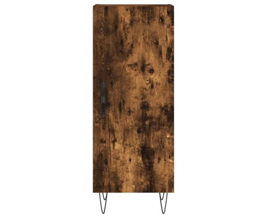 Servantă, stejar fumuriu, 34,5x34x90 cm, lemn compozit, 5 image