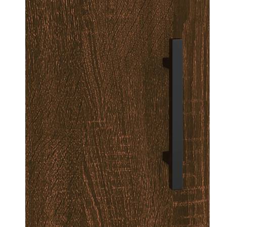 Servantă, stejar maro, 69,5x34x90 cm, lemn prelucrat, 11 image
