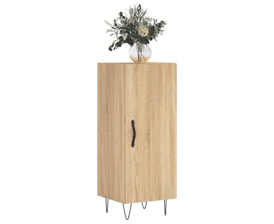 Servantă, stejar sonoma, 34,5x34x90 cm, lemn compozit, 3 image