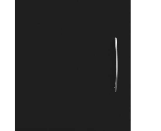 Comodă tv, negru, 102x30x37,5 cm, lemn prelucrat, 9 image