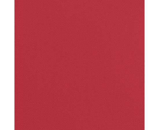 Șezlong pliabil roșu țesătură oxford&oțel vopsit electrostatic, 10 image
