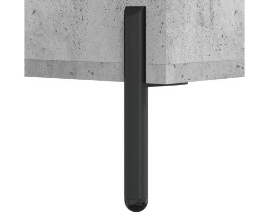 Servantă, gri beton, 69,5x34x90 cm, lemn compozit, 11 image