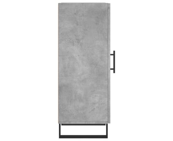 Servantă, gri beton, 34,5x34x90 cm, lemn compozit, 7 image