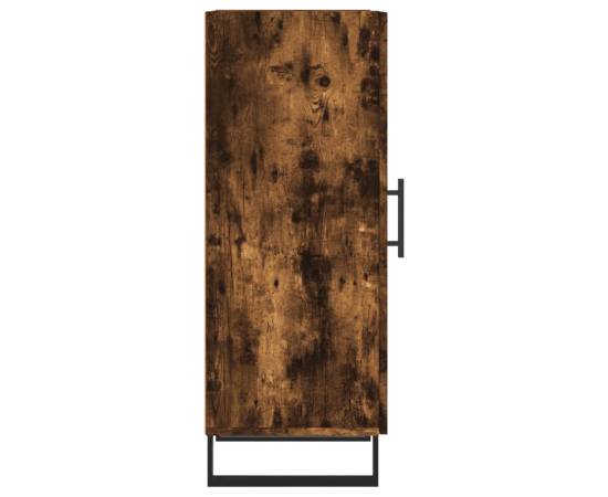 Servantă, stejar fumuriu, 34,5x34x90 cm, lemn compozit, 7 image