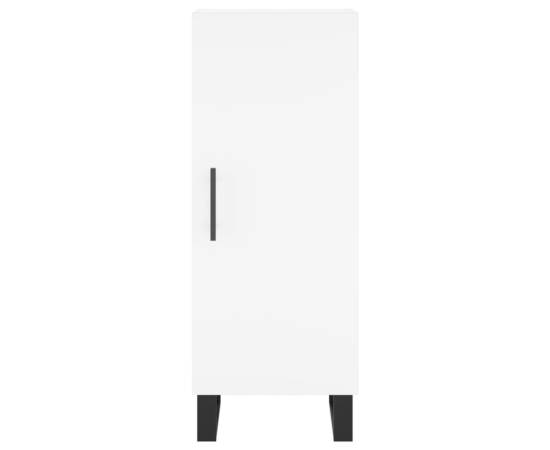 Servantă, alb, 34,5x34x90 cm, lemn compozit, 6 image
