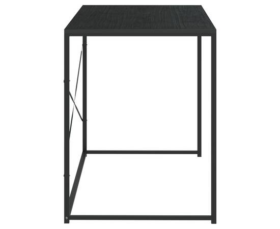 Birou de calculator, negru, 110x60x70 cm, pal, 4 image