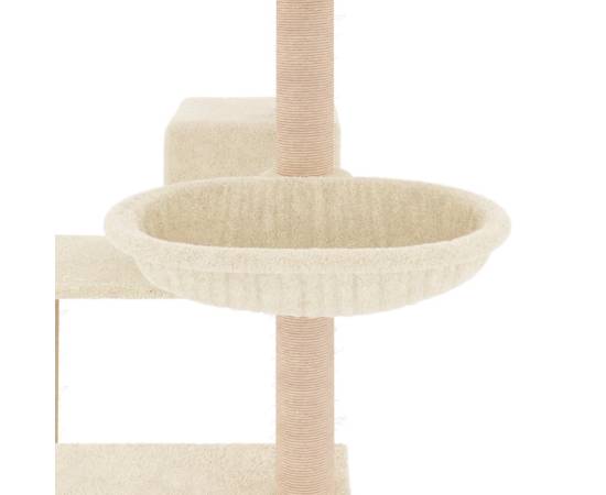 Ansamblu de pisici cu stâlpi din funie de sisal, crem, 82,5 cm, 7 image
