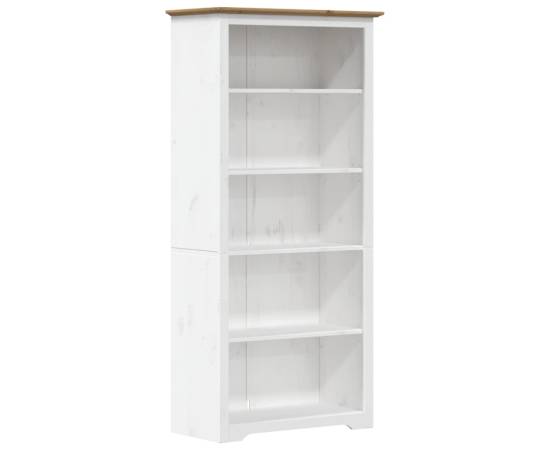 Bibliotecă bodo, maro, 80x38x180 cm, lemn masiv pin, 5 rafturi, 2 image