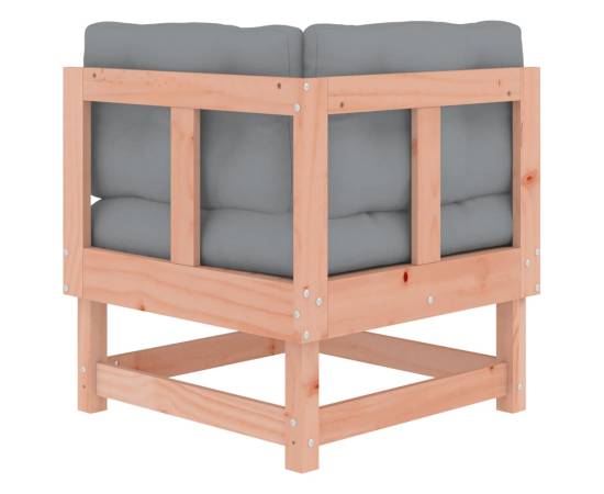 Canapea colțar cu perne, lemn masiv douglas, 5 image