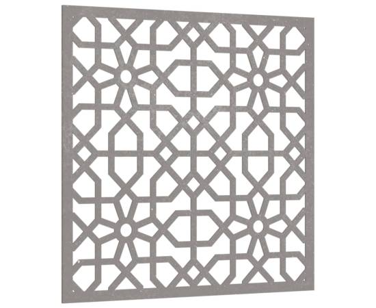 Decor perete de grădină 55x55 cm, design maur, oțel corten, 3 image