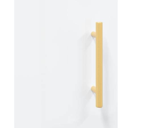 Dulap de perete, alb extralucios, 60x31x70 cm, lemn prelucrat, 10 image
