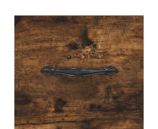 Servantă, stejar fumuriu, 34,5x34x90 cm, lemn compozit, 9 image