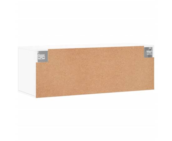 Dulap de perete, alb, 100x36,5x35 cm, lemn compozit, 8 image
