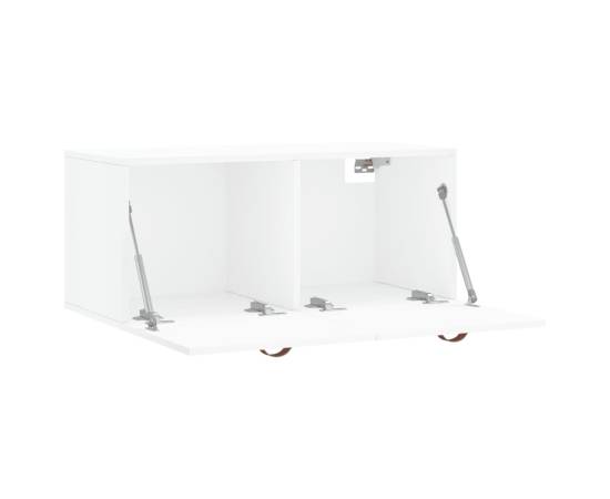 Dulap de perete, alb, 80x36,5x35 cm, lemn compozit, 6 image