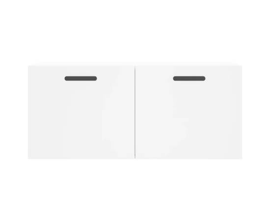 Dulap de perete, alb, 80x36,5x35 cm, lemn compozit, 5 image