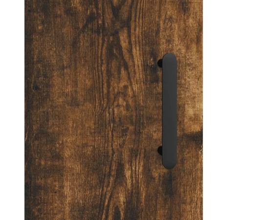 Dulap de perete, stejar fumuriu, 60x31x60 cm, lemn compozit, 10 image