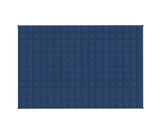 Pătură anti-stres, albastru, 122x183 cm, 5 kg, material textil, 3 image