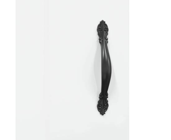 Servantă, alb extralucios, 100x36x60 cm, lemn compozit, 10 image