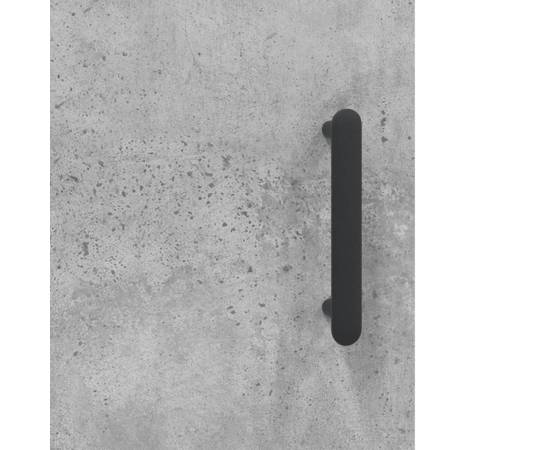 Servantă, gri beton, 100x36x60 cm, lemn compozit, 10 image