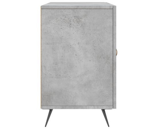 Servantă, gri beton, 100x36x60 cm, lemn compozit, 7 image