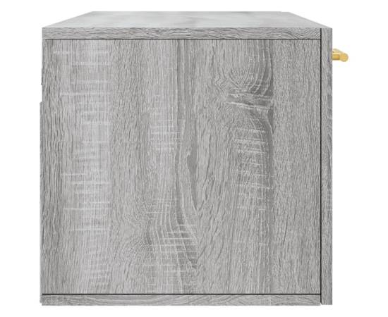 Dulap de perete, gri sonoma, 100x36,5x35 cm, lemn prelucrat, 7 image