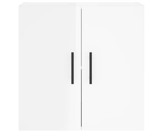 Dulap de perete, alb extralucios, 60x31x60 cm, lemn compozit, 5 image