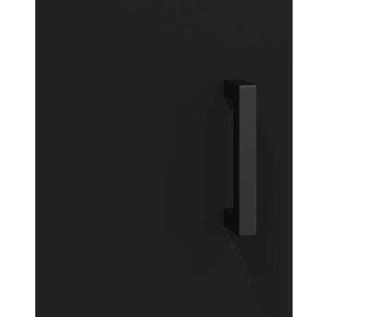 Dulap de perete, negru, 60x31x60 cm, lemn compozit, 9 image