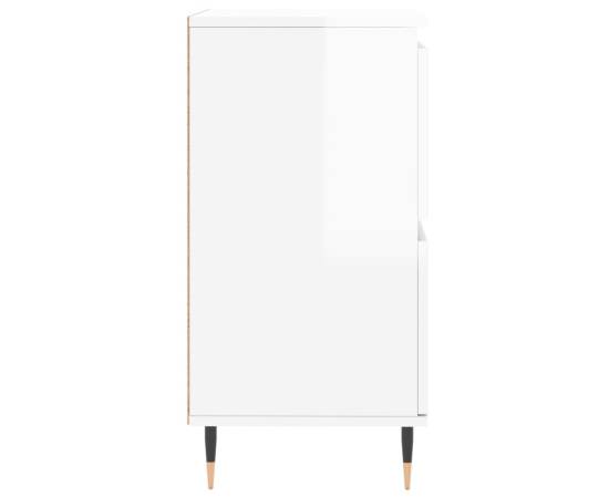 Servantă, alb extralucios, 60x35x70 cm, lemn prelucrat, 7 image