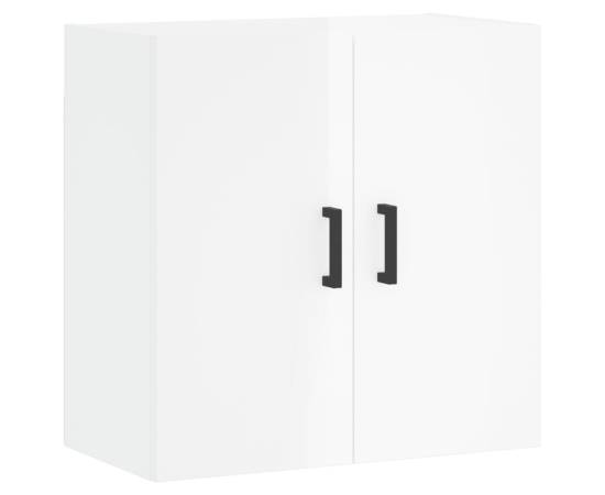 Dulap de perete, alb extralucios, 60x31x60 cm, lemn compozit, 2 image