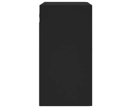 Dulap de perete, negru, 60x31x60 cm, lemn compozit, 7 image