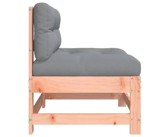 Canapea de mijloc cu perne, lemn masiv douglas, 4 image